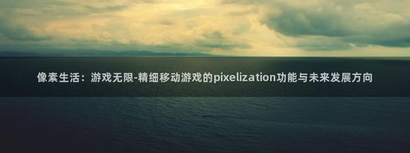 28大神结果查询：像素生活：游戏无限-精细移动游戏的pixe